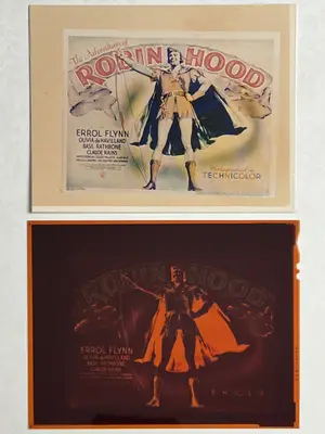 Adventures of Robin Hood 4"x5" Negative of Title Card image 1