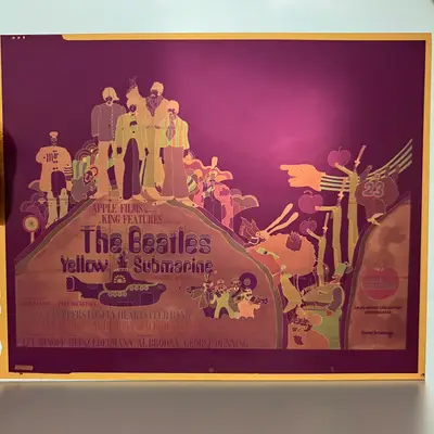 Yellow Submarine 4"x5" Negative of the UK Quad image 2