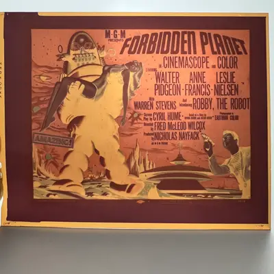 Forbidden Planet 4"x5" Negative of the Title Card image 2