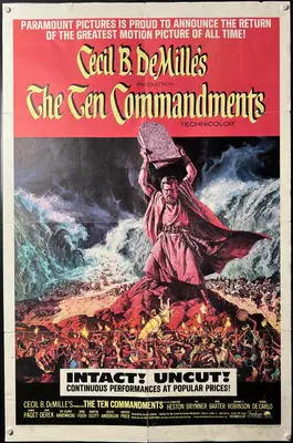 The Ten Commandments One Sheet image 1