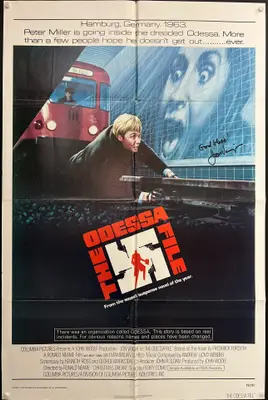 The Odessa File One Sheet SIGNED by John Voight image 1