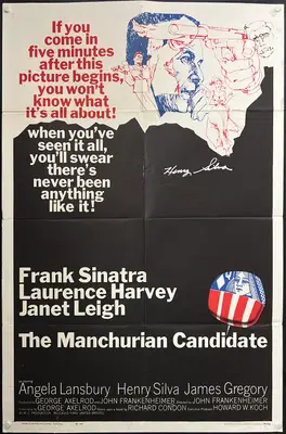 The Manchurian Candidate One Sheet SIGNED by Henry Silva image 1