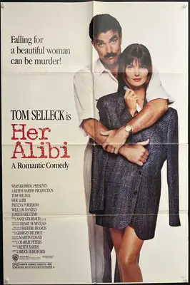 High Road to China, Folks!, Her Alibi One Sheets Lot of 3 image 3