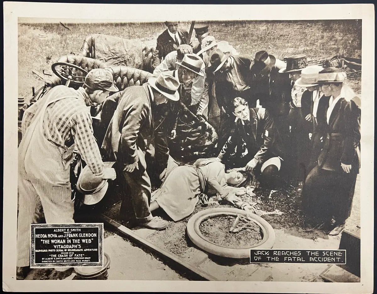 The Woman in the Web 1918 Lobby Card