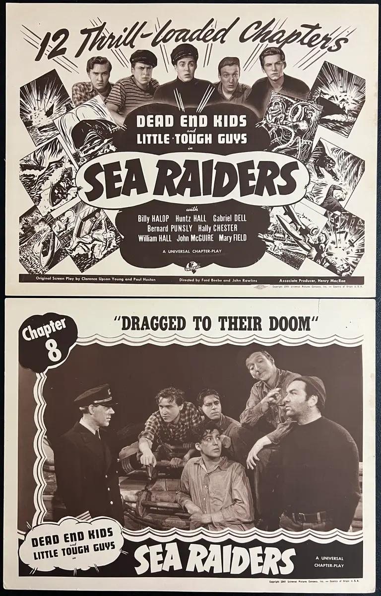 Sea Raiders Lobby Card lot of 2