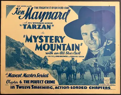 Mystery Mountain Title Lobby Card image 1