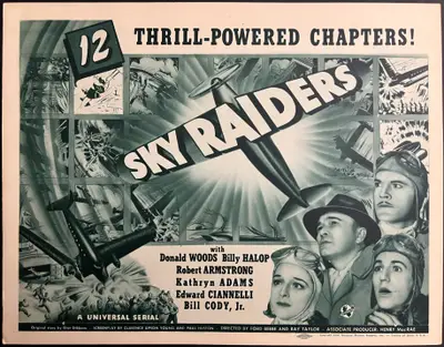 Sky Raiders Title Lobby Card image 1