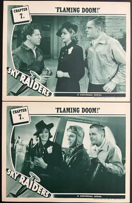 Sky Raiders Lobby Card lot of 2 image 1