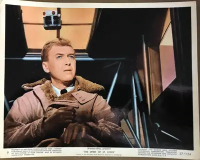 The Spirit of St. Louis Color Still Lot Of 3 Cool James Stewart Close-Up Stills image 2