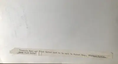 Fort Dobbs Virginia Mayo and Clint Walker Publicity Still image 2