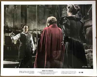 The Brides of Dracula Tinted Color Peter Cushing Scenes (2) image 2