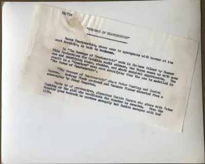 The Revenge of Frankenstein Eunice Gayson Portrait Lot Of 6 Borderless Stills image 7