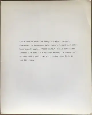 Funny Face Sandy Duncan Portrait Still image 2