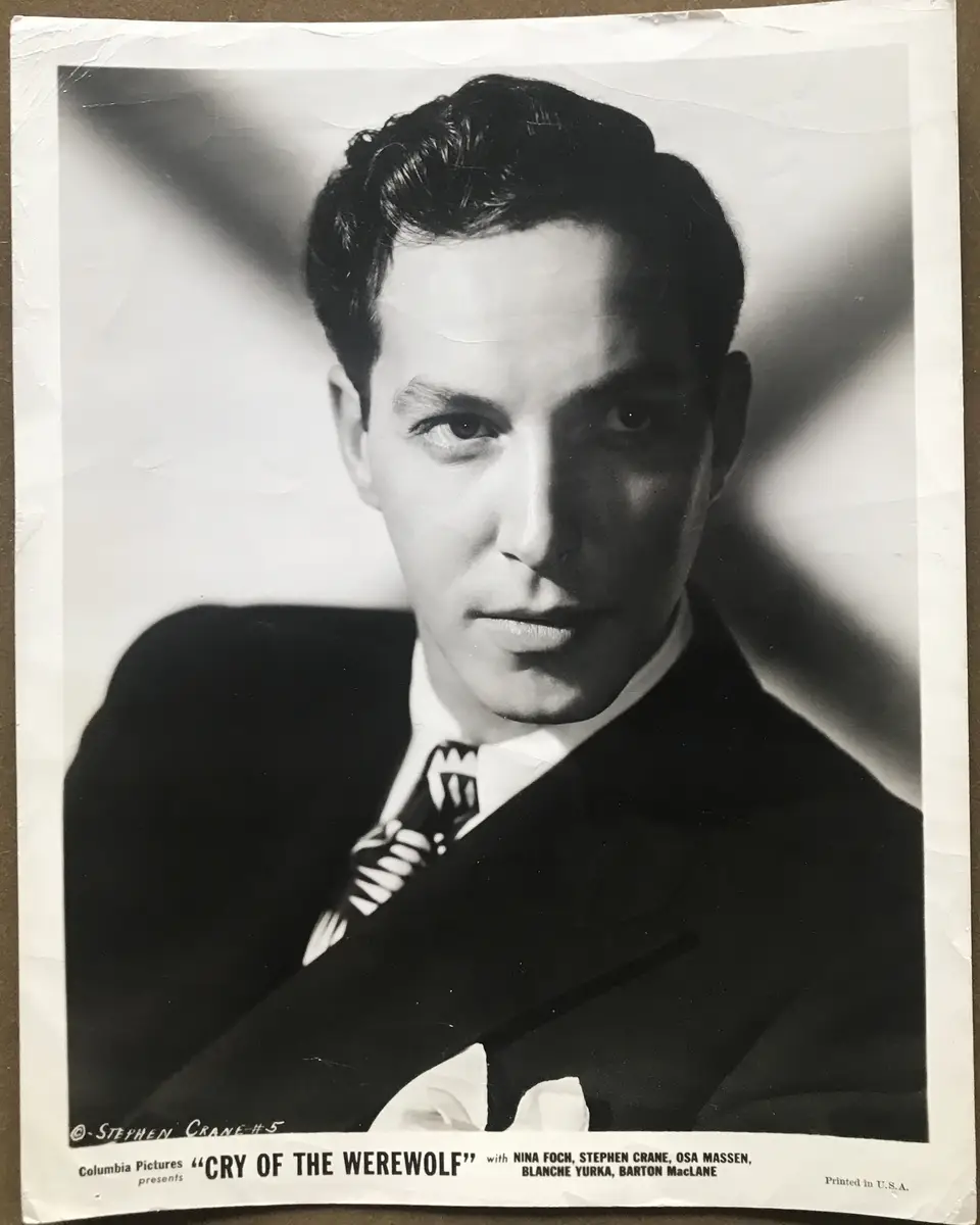 Cry of the Werewolf Stephen Crane Portrait Still