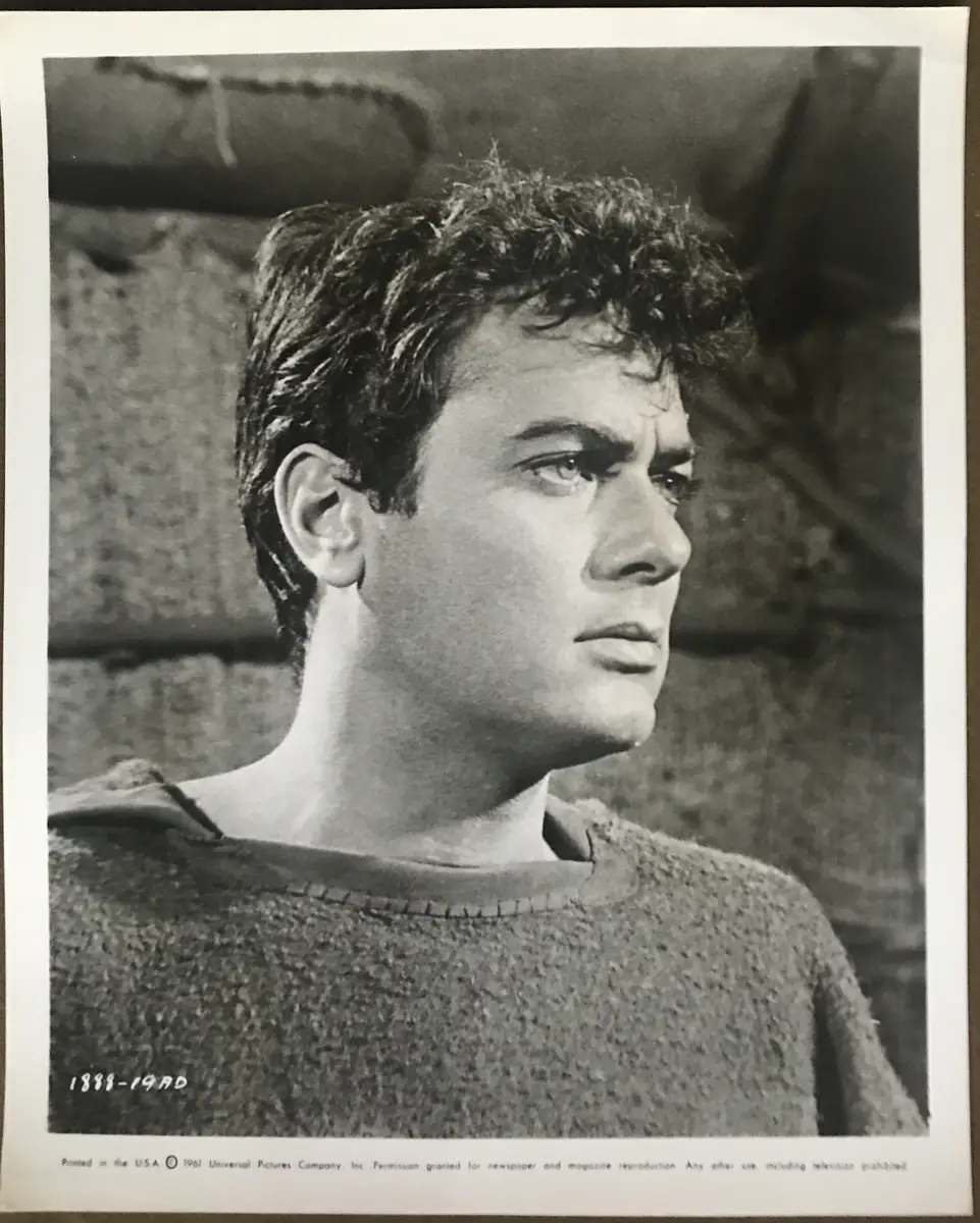 Spartacus Tony Curtis Portrait Still