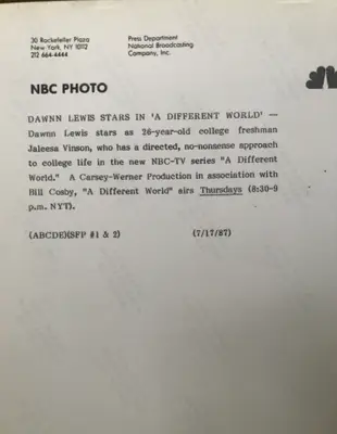 A Different World Dawnn Lewis Portrait Still image 2