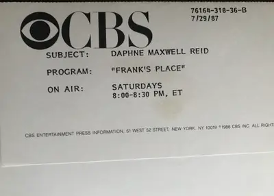 Frank's Place Daphne Maxwell Reid Portrait Still image 2