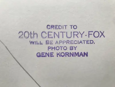 Roberta Vale 20th Century Fox Studio Portrait by Gene Kornman image 2