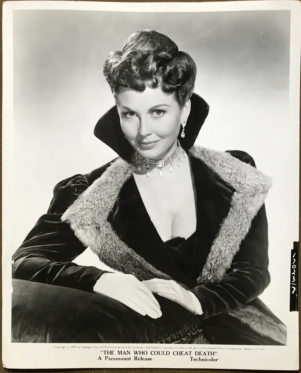 The Man Who Could Cheat Death Hazel Court Portrait