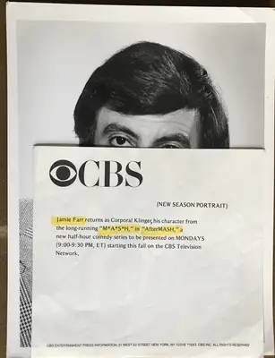 AfterMASH Jamie Farr Portrait Still image 2