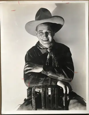 Art Accord Silent Western Star Circa 1920's Double Weight Portrait Still image 1