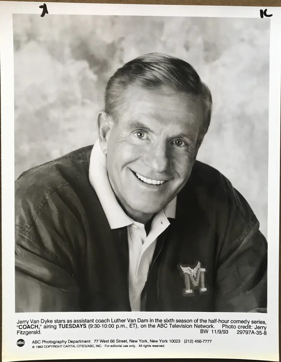 Coach Jerry Van Dyke Portrait Still
