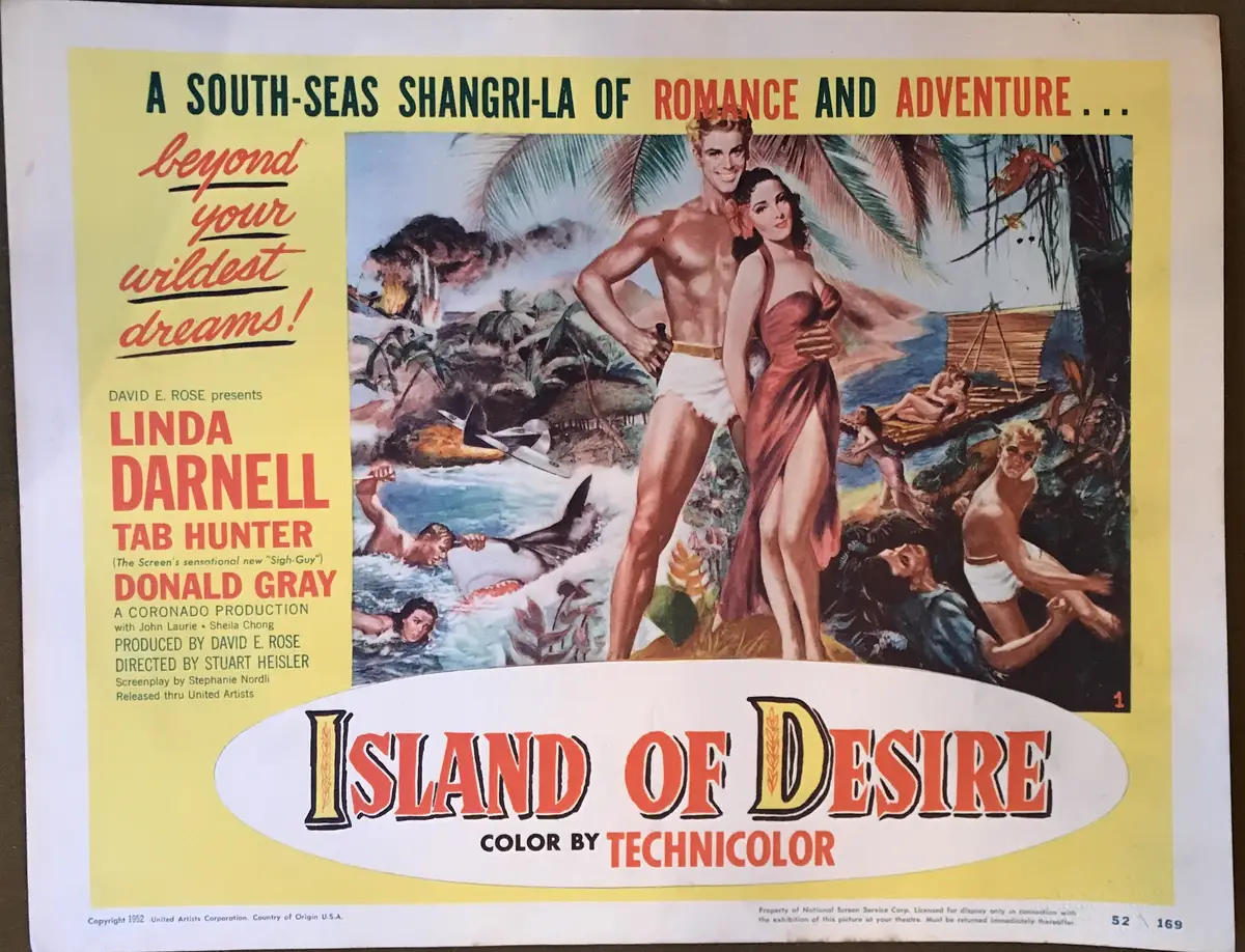Island Of Desire Lobby Card Set Of 8