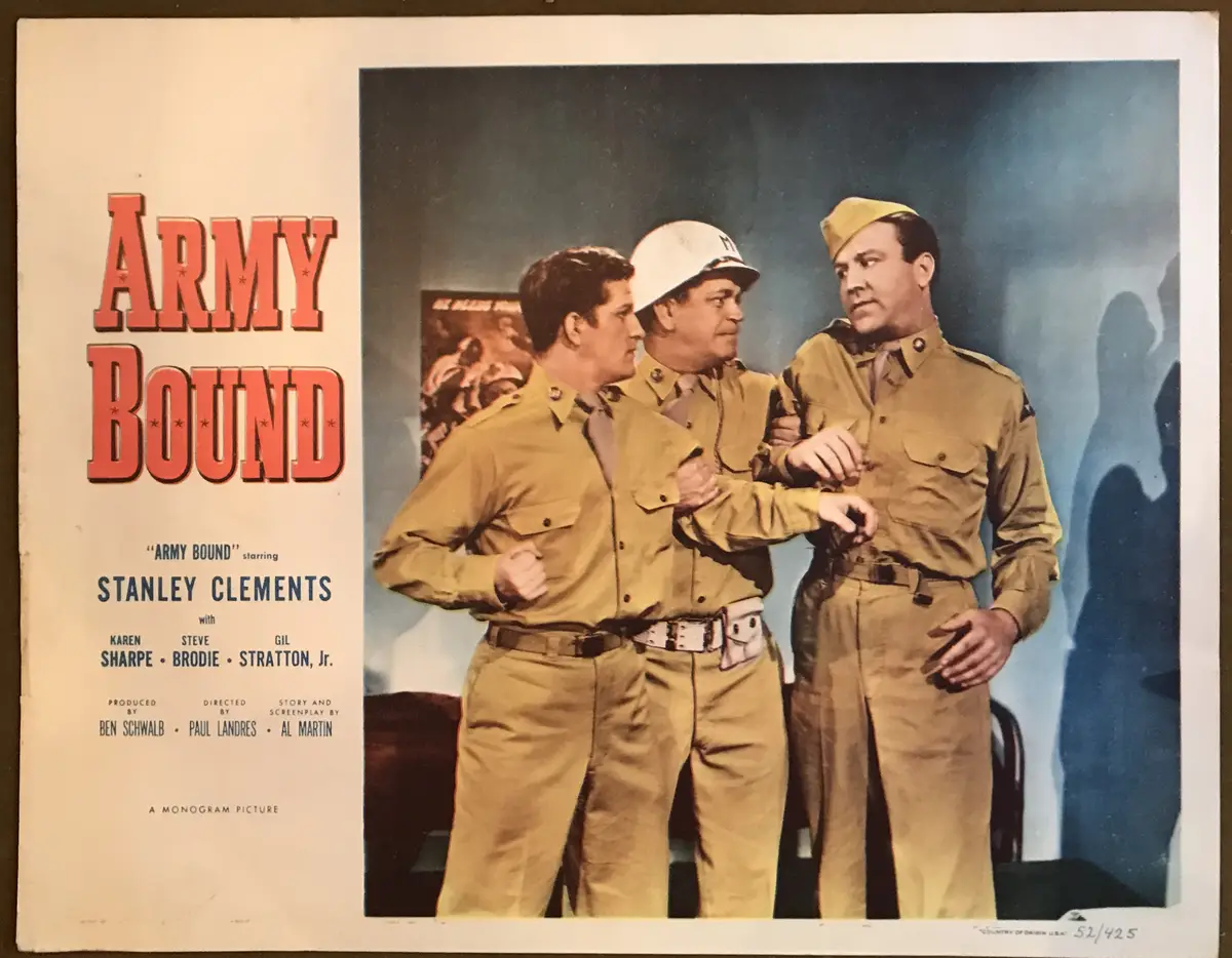 Army Bound Lobby Cards (7)