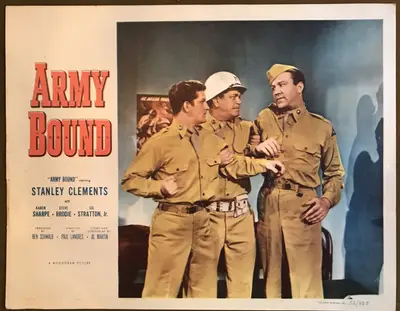 Army Bound Lobby Cards (7) image 1
