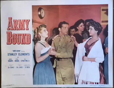 Army Bound Lobby Cards (7) image 3