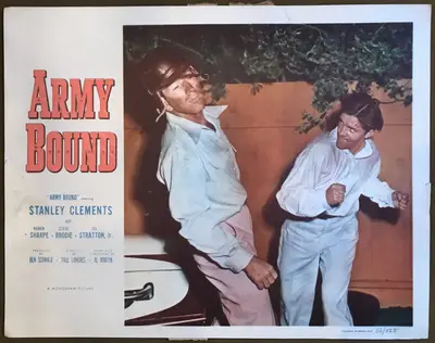 Army Bound Lobby Cards (7) image 7
