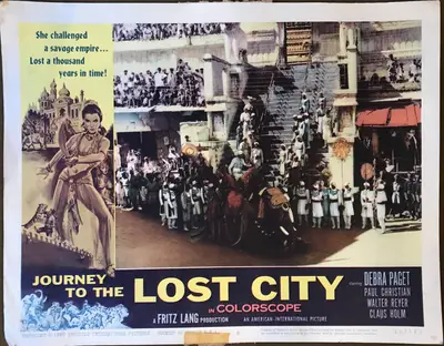 Journey to the Lost City Lobby Cards (5) image 1