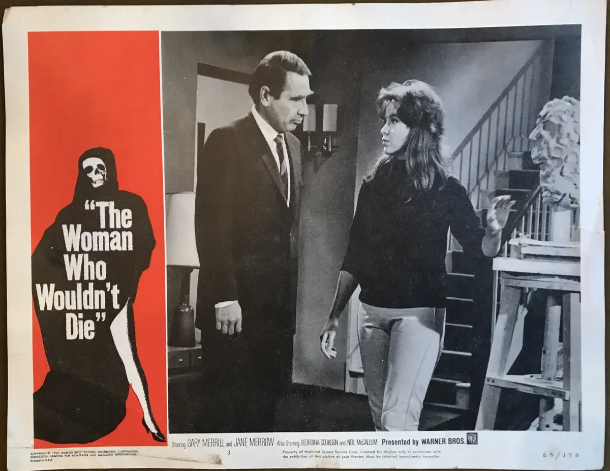 Woman Who Wouldn't Die Lobby Card #3