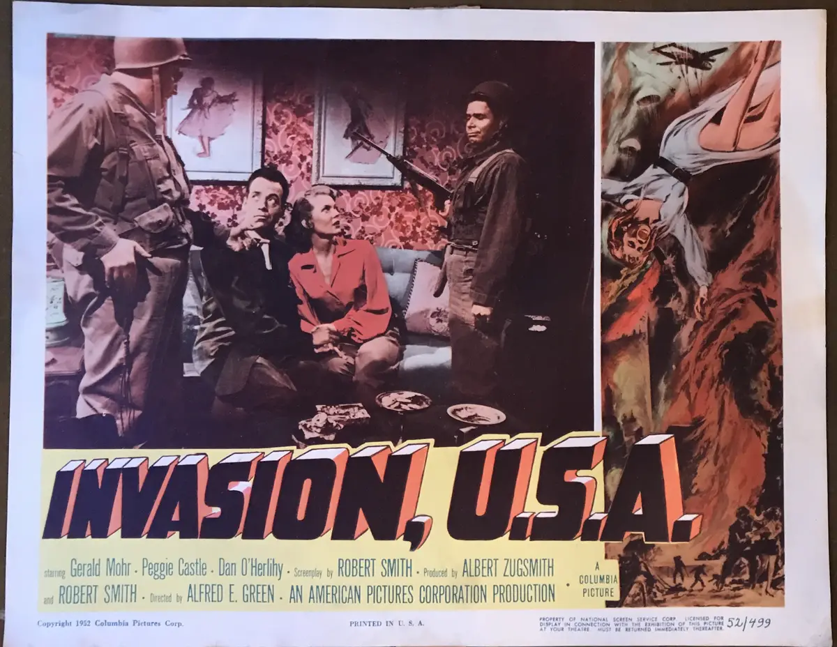 Invasion, U.S.A. Lobby Cards (3)