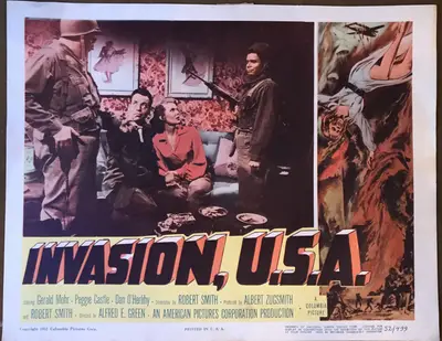 Invasion, U.S.A. Lobby Cards (3) image 1