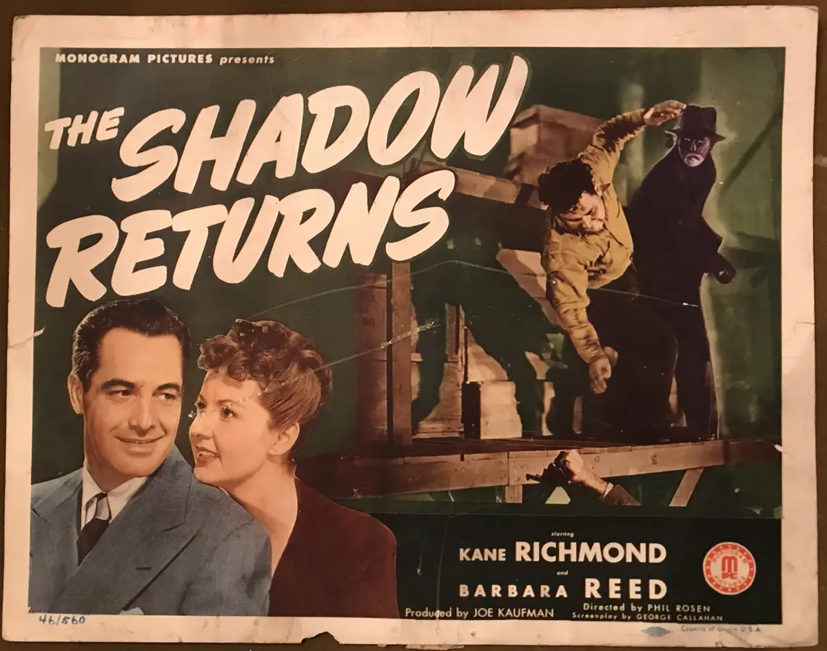 The Shadow Returns Lobby CArds (5)