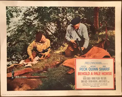 Behold a Pale Horse Lobby Card Set Of 8 image 2