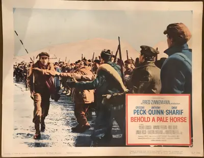 Behold a Pale Horse Lobby Card Set Of 8 image 3
