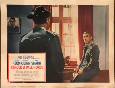 Behold a Pale Horse Lobby Card Set Of 8 image 4