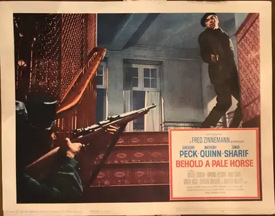 Behold a Pale Horse Lobby Card Set Of 8 image 5