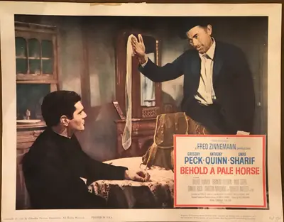 Behold a Pale Horse Lobby Card Set Of 8 image 6