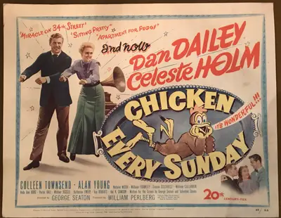 Chicken Every Sunday Lobby Cazrd Set Of 8 image 1