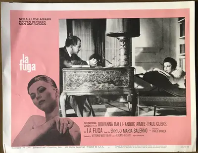 La Fuga Lobby Card Set of 4 image 1