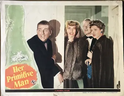 Her Primitive Man Lobby Cards (6) image 2