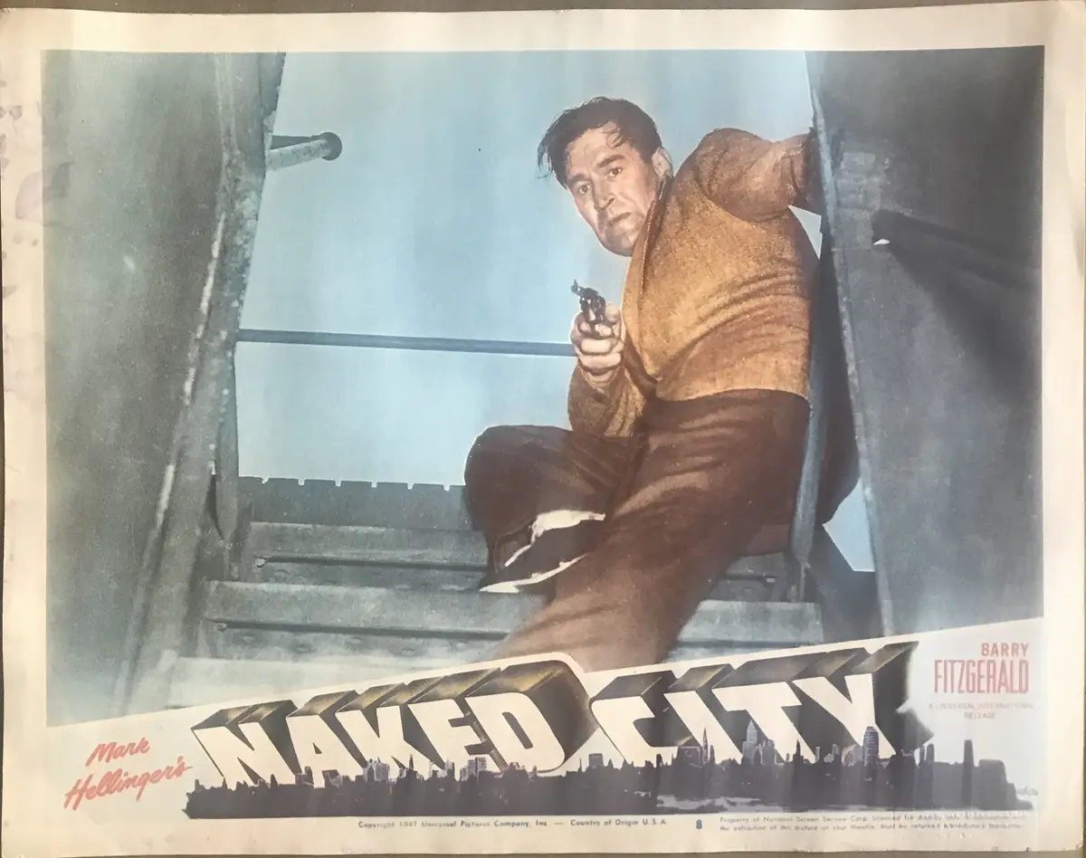 The Naked City Lobby Cards (6)