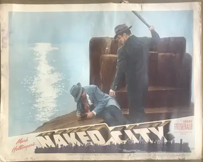 The Naked City Lobby Cards (6) image 3