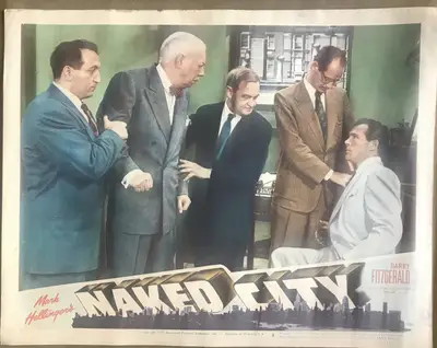 The Naked City Lobby Cards (6) image 6