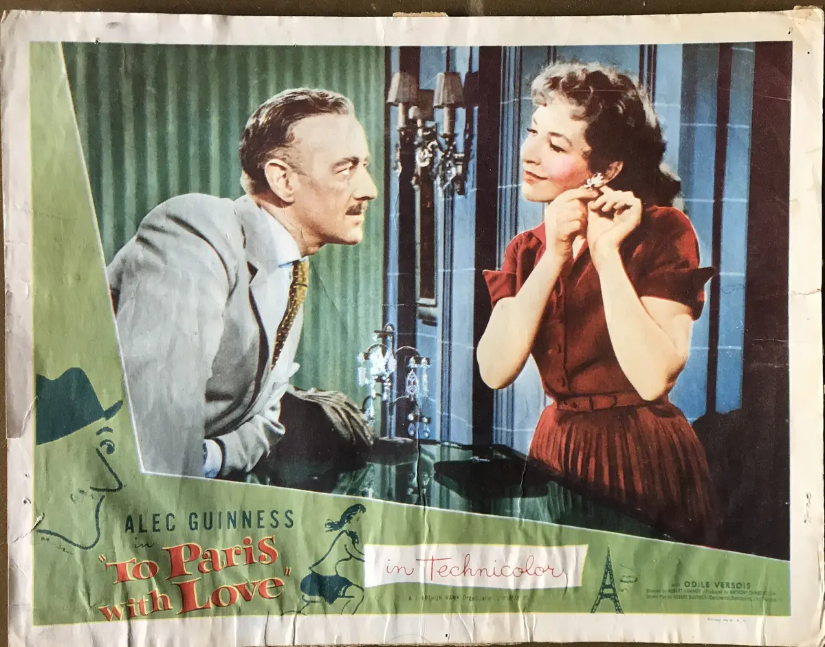 To Paris with Love Lobby Card Set Of 4