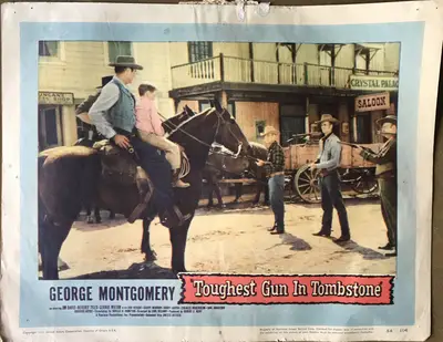 The Toughest Gun in Tombstone Lobby Card Set Of 8 image 2
