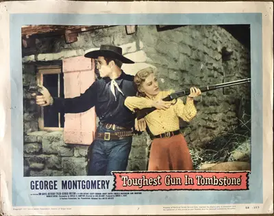 The Toughest Gun in Tombstone Lobby Card Set Of 8 image 3
